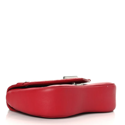 Louis Vuitton Calfskin Love Lock New Wave Chain MM Scarlet 4 of 8