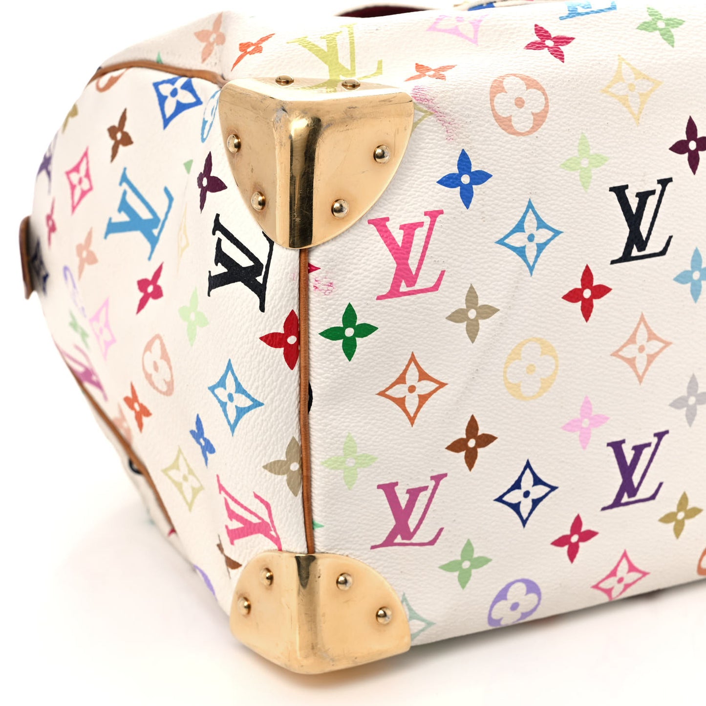 Monogram Multicolor Speedy 30 White