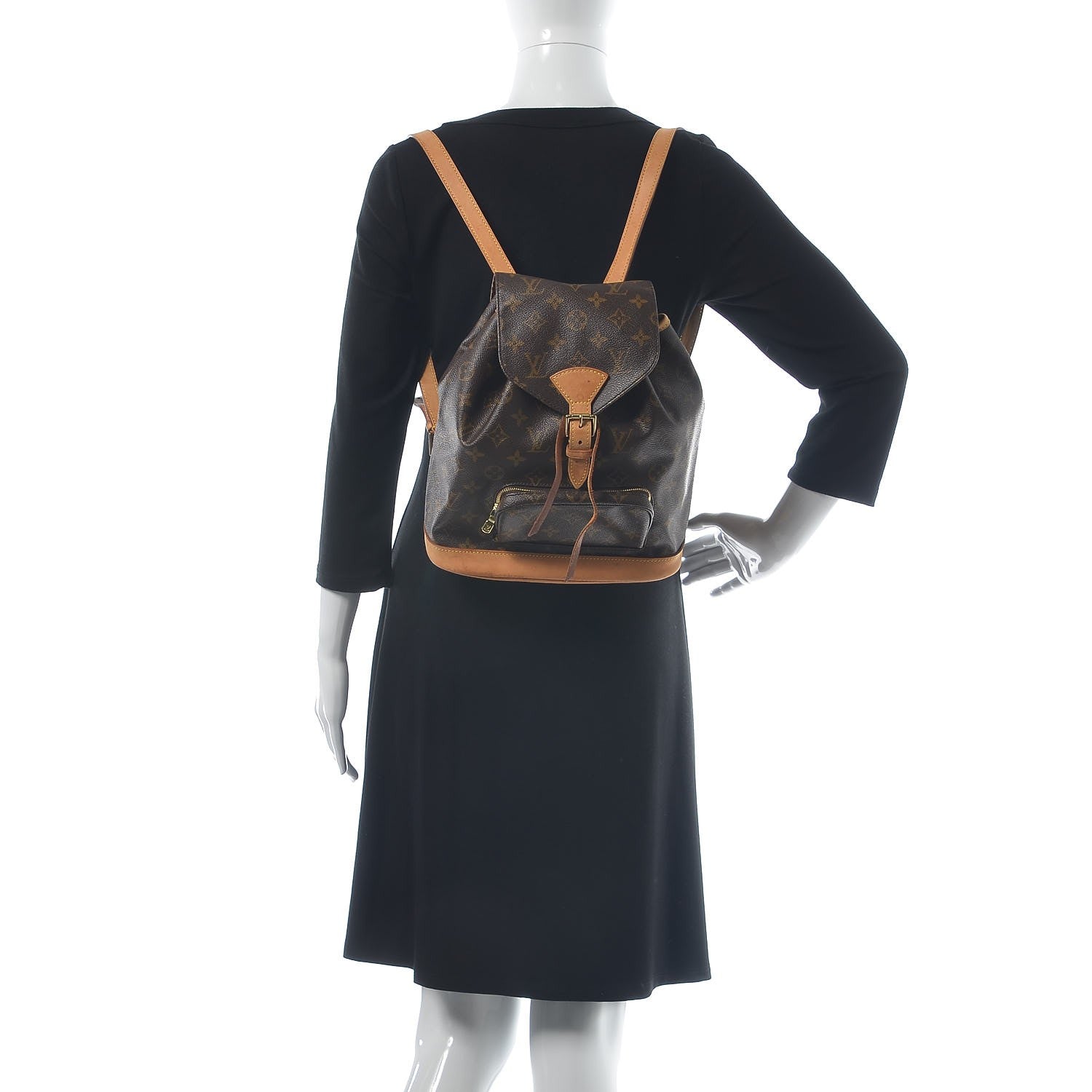 Louis Vuitton Monogram Montsouris MM Backpack 2 of 14
