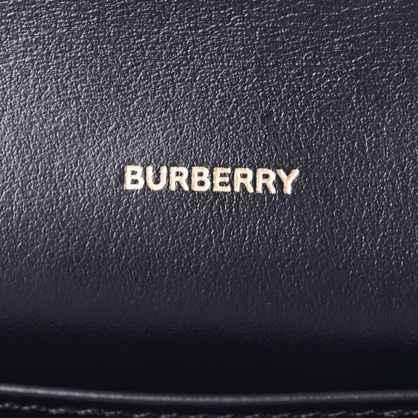 Grainy Calfskin Vintage Check Wallet With Detachable Strap Black