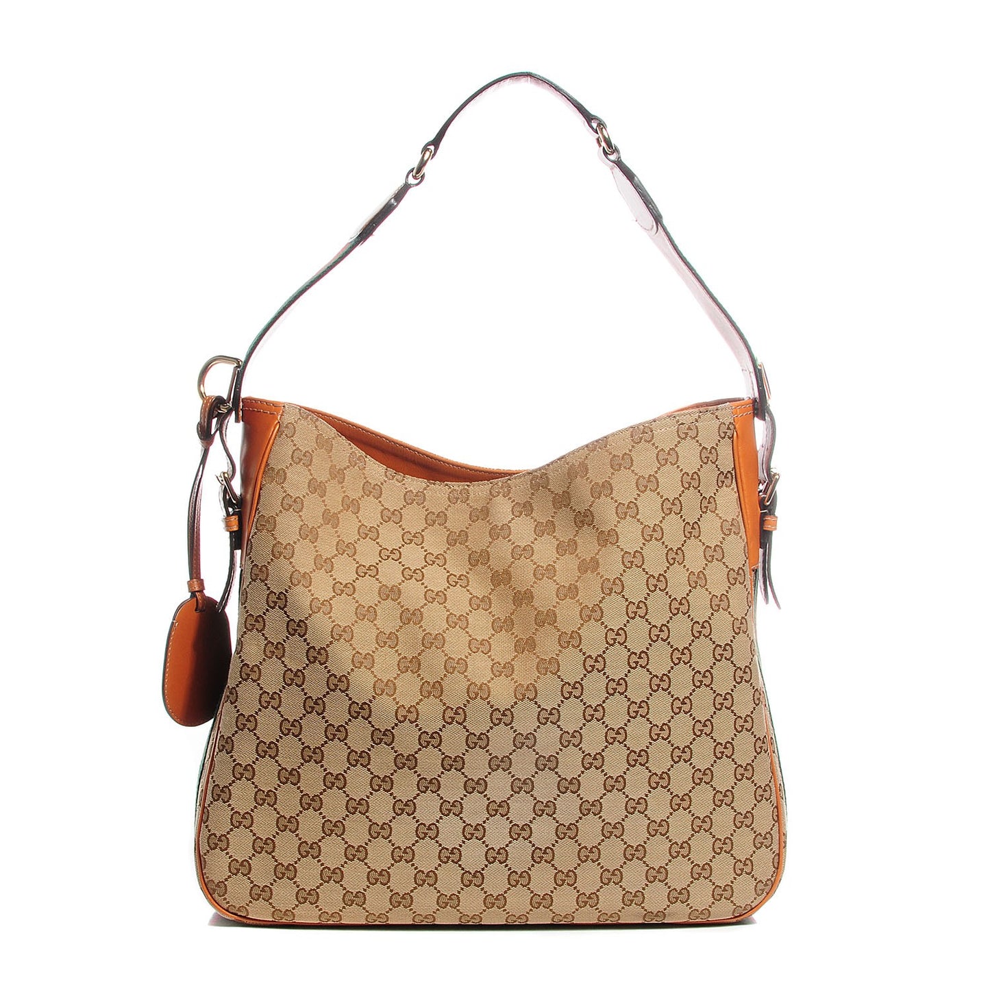 Monogram Medium Heritage Shoulder Bag Light Tobacco