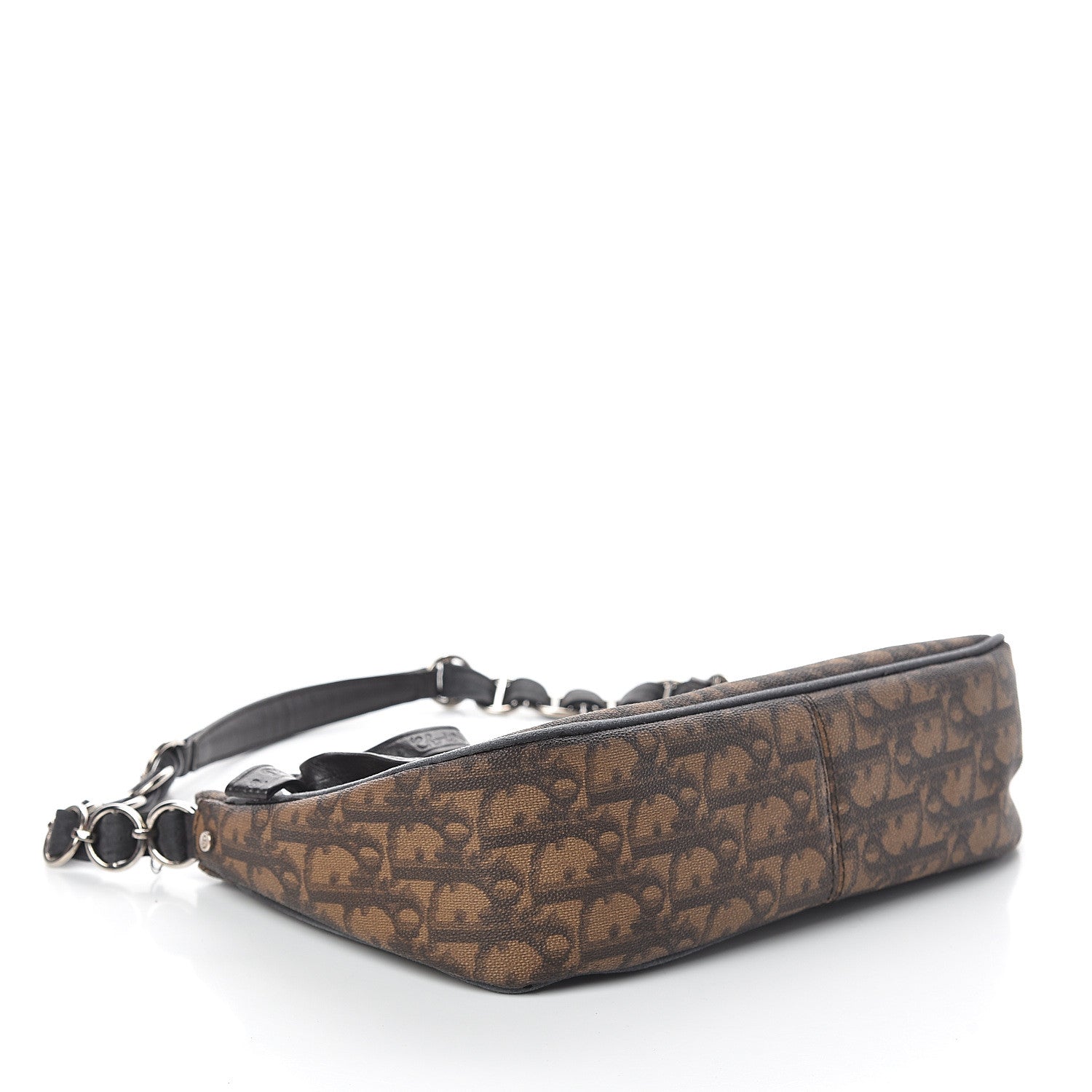 Christian Dior Monogram Romantique Shoulder Bag Pochette Brown 3 of 8