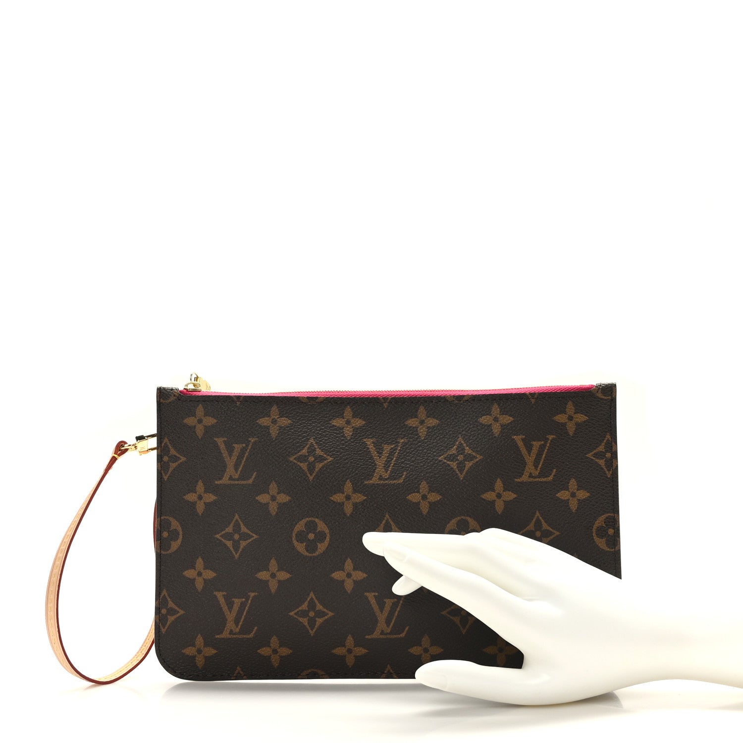 Louis Vuitton Monogram Neverfull MM GM Pochette Pivoine 2 of 6