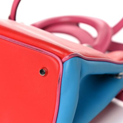 Christian Dior Calfskin Tri-Color Mini Diorissimo Tote 9 of 16