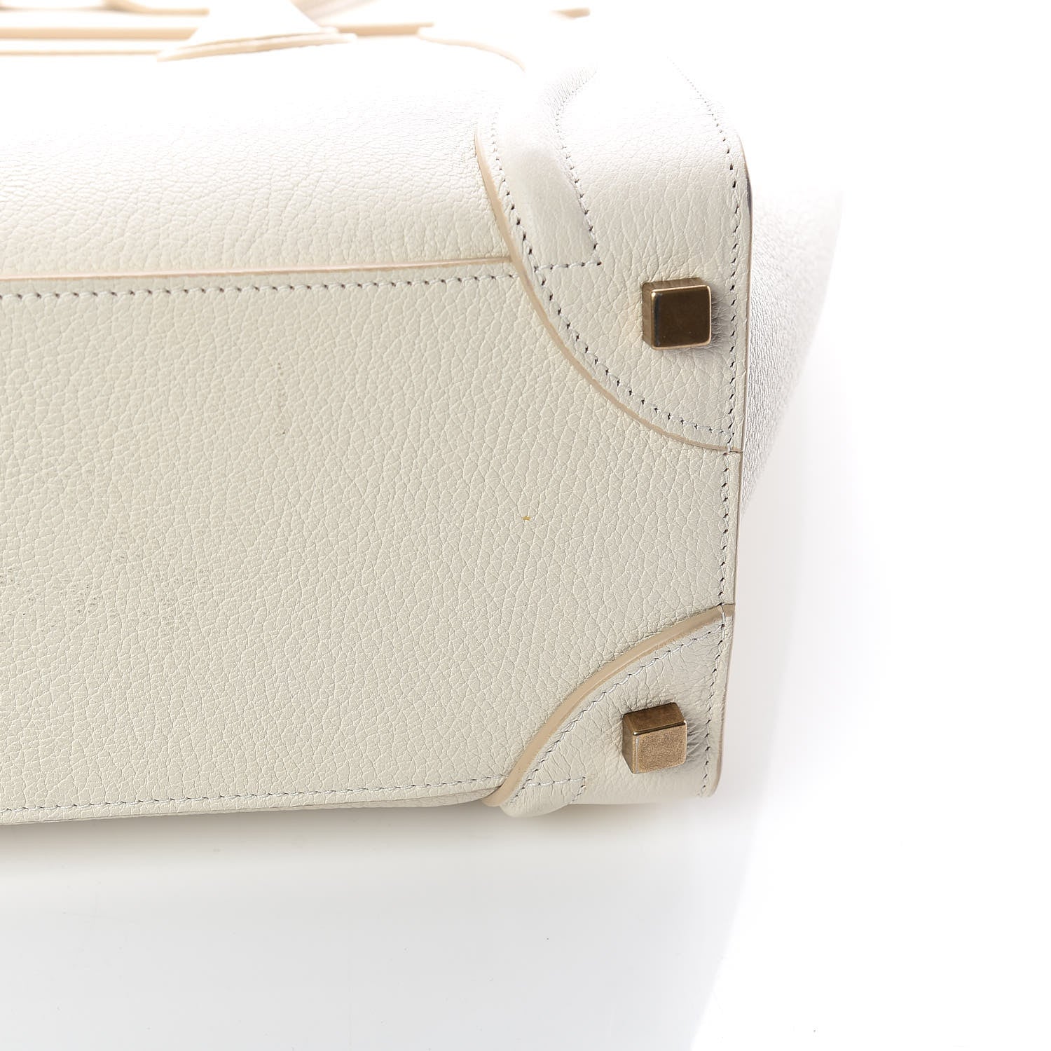 Celine Goatskin Micro Luggage White 21 of 22