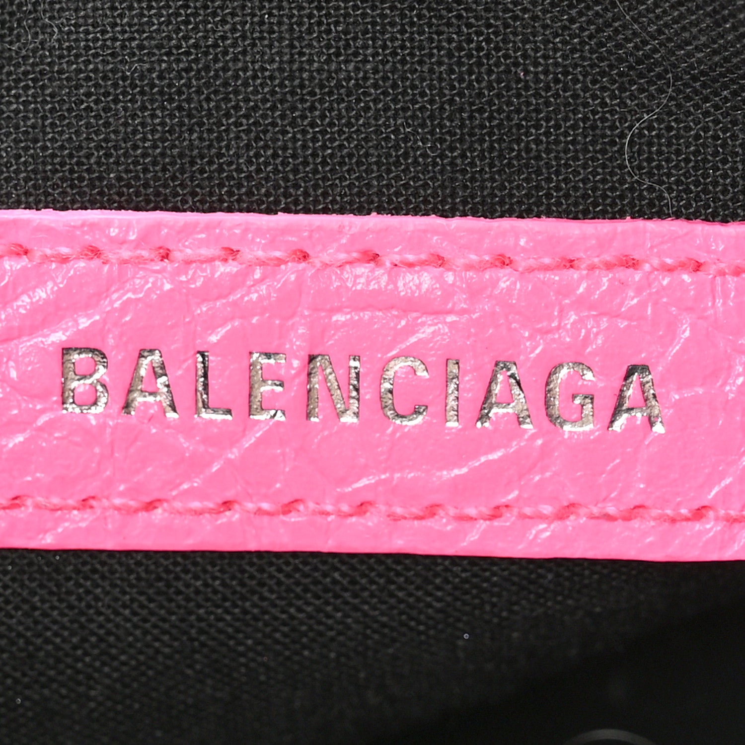 Balenciaga Agneau Arena Le Cagole Shoulder Bag Hot Pink 7 of 11
