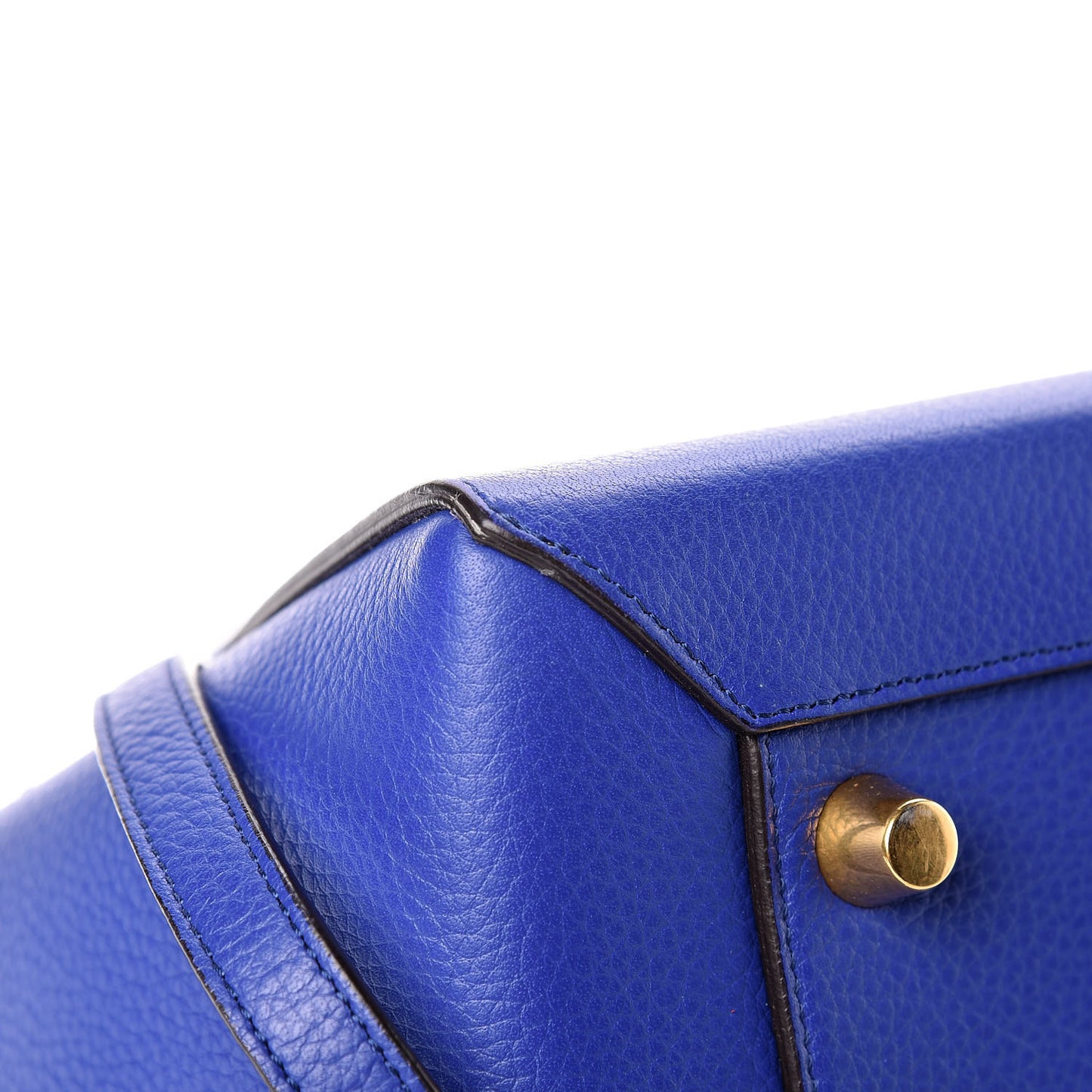 Grained Calfskin Mini Belt Bag Indigo