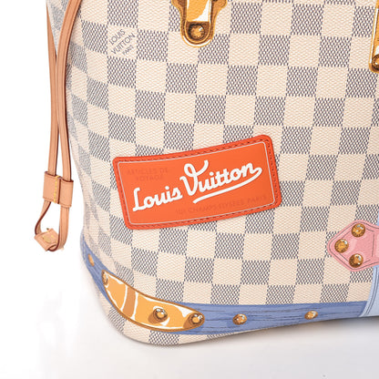 Louis Vuitton Damier Azur Summer Trunks Neo Neverfull MM 12 of 14