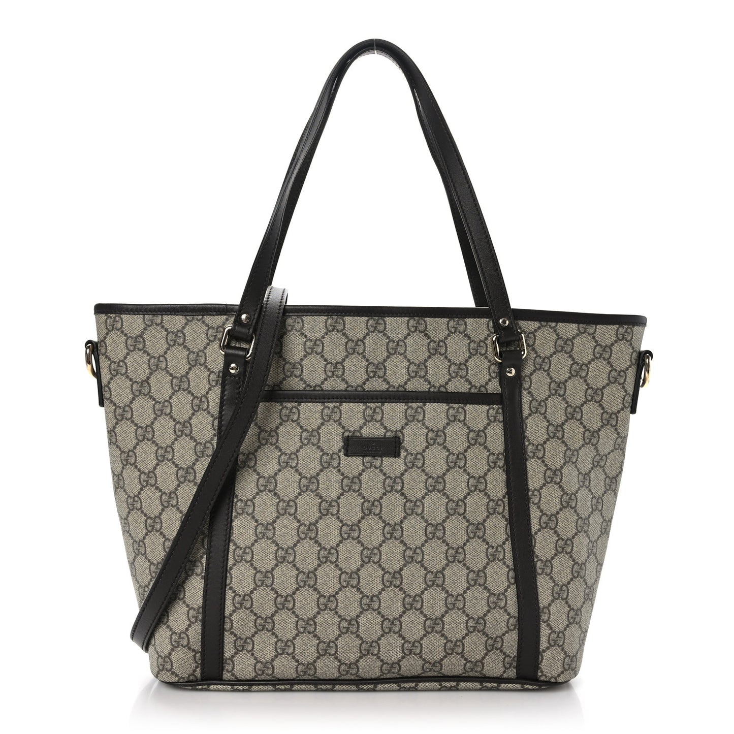 GG Supreme Monogram Medium Joy Tote Dark Brown
