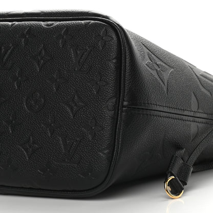 Louis Vuitton Empreinte Monogram Giant Neverfull MM Black 8 of 9