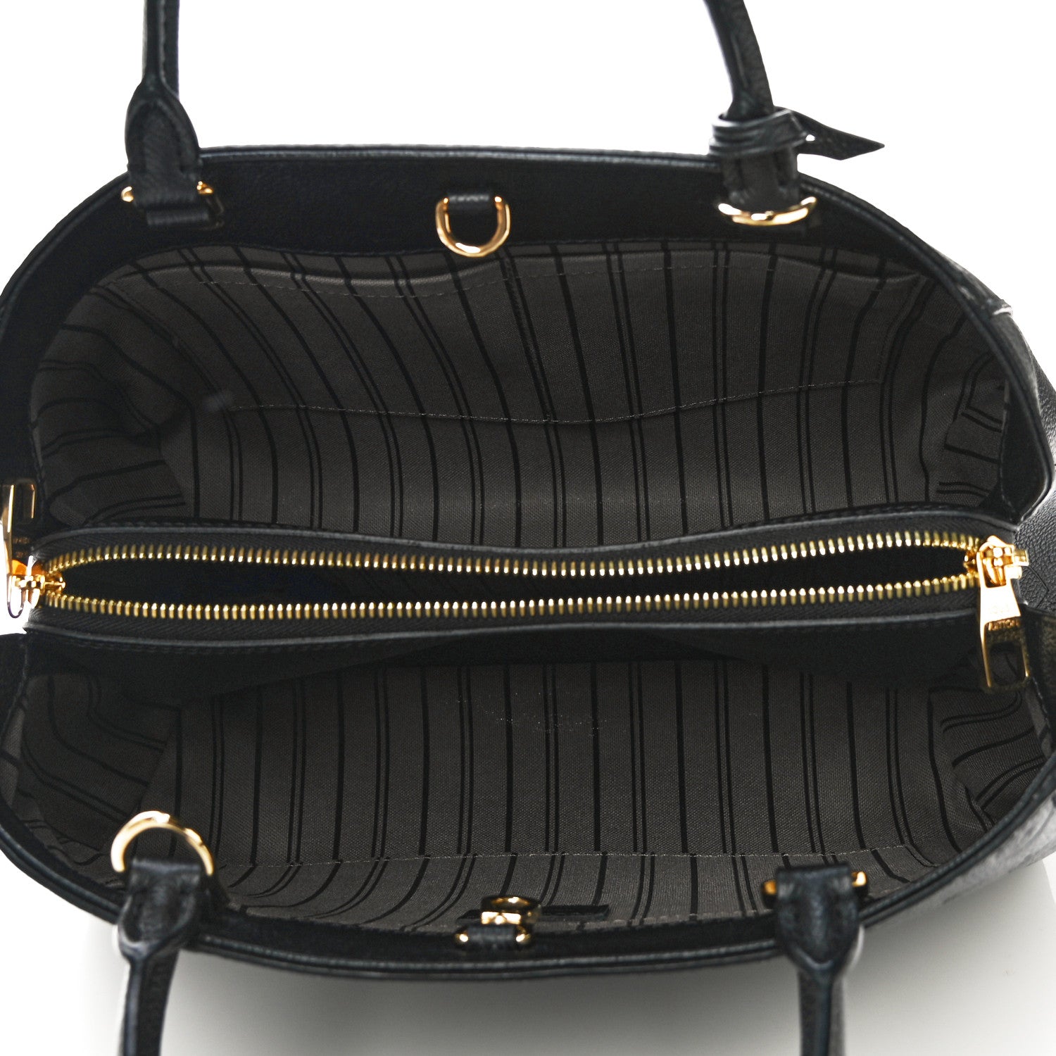 Louis Vuitton Empreinte Montaigne MM Black 4 of 9