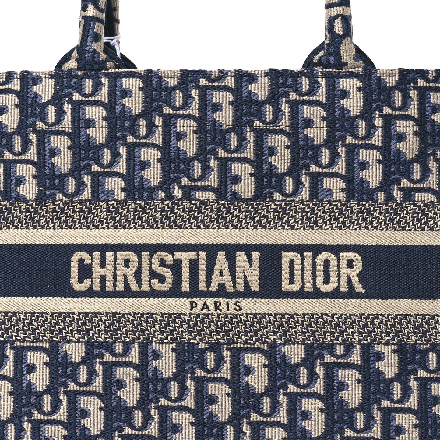 Oblique Small Book Tote Blue Multicolor