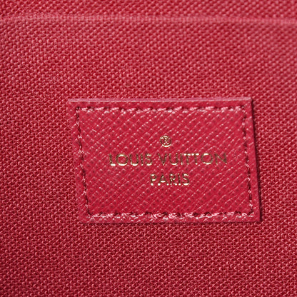 Louis Vuitton Monogram Pochette Felicie Chain Wallet Fuchsia 9 of 12