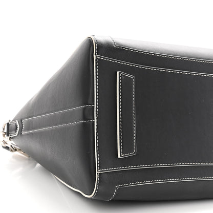 Givenchy Calfskin Contrast Stitched Medium Antigona Black 9 of 14