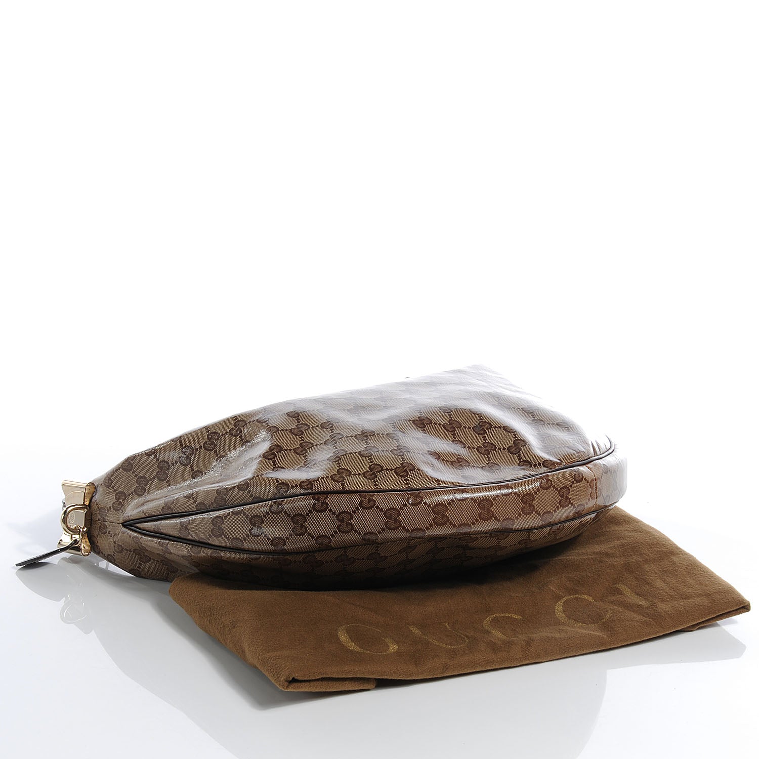 Gucci Crystal Monogram Duchessa Hobo Ebony 4 of 8