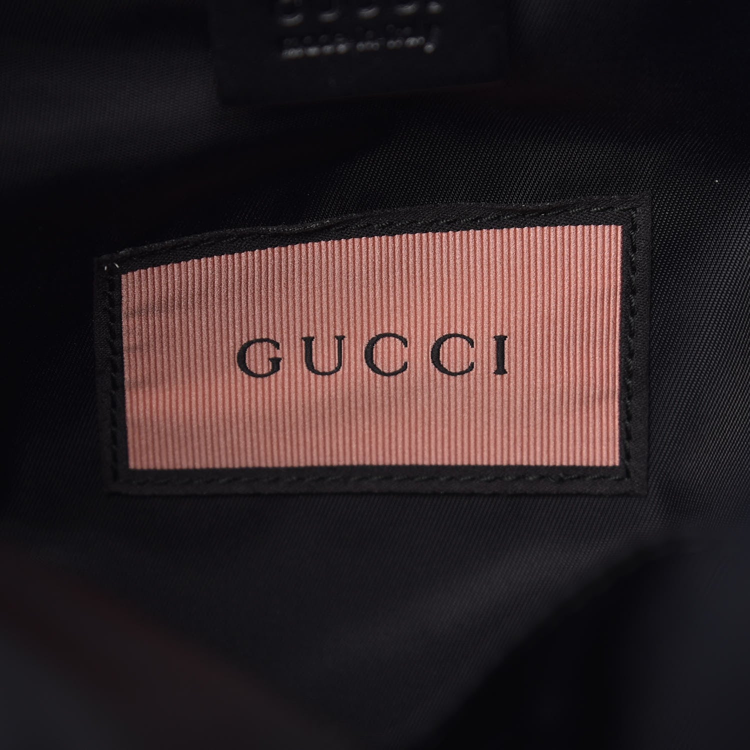 Gucci Techno Canvas GucciGhost Double Buckle Backpack Black New Acquamarine 8 of 11