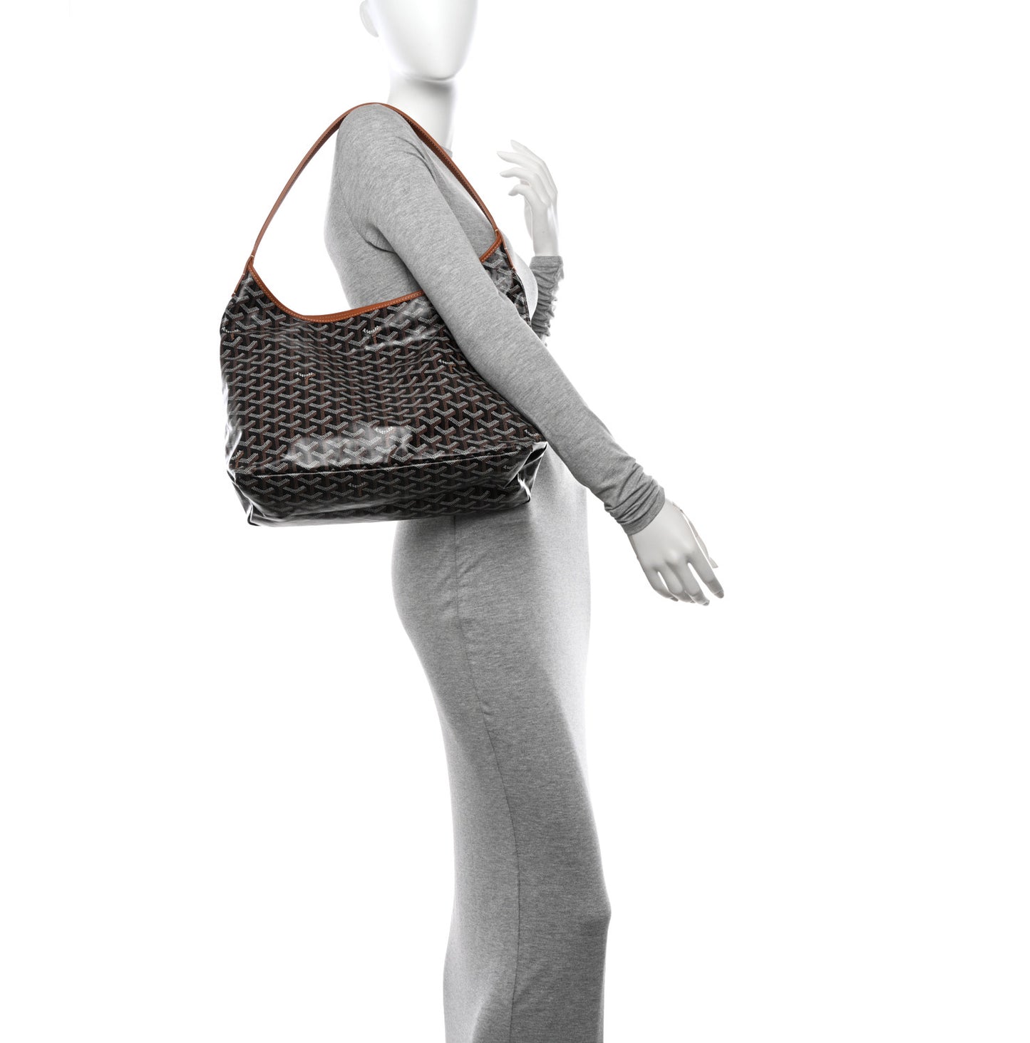 Goyardine Boheme Hobo Black Gold