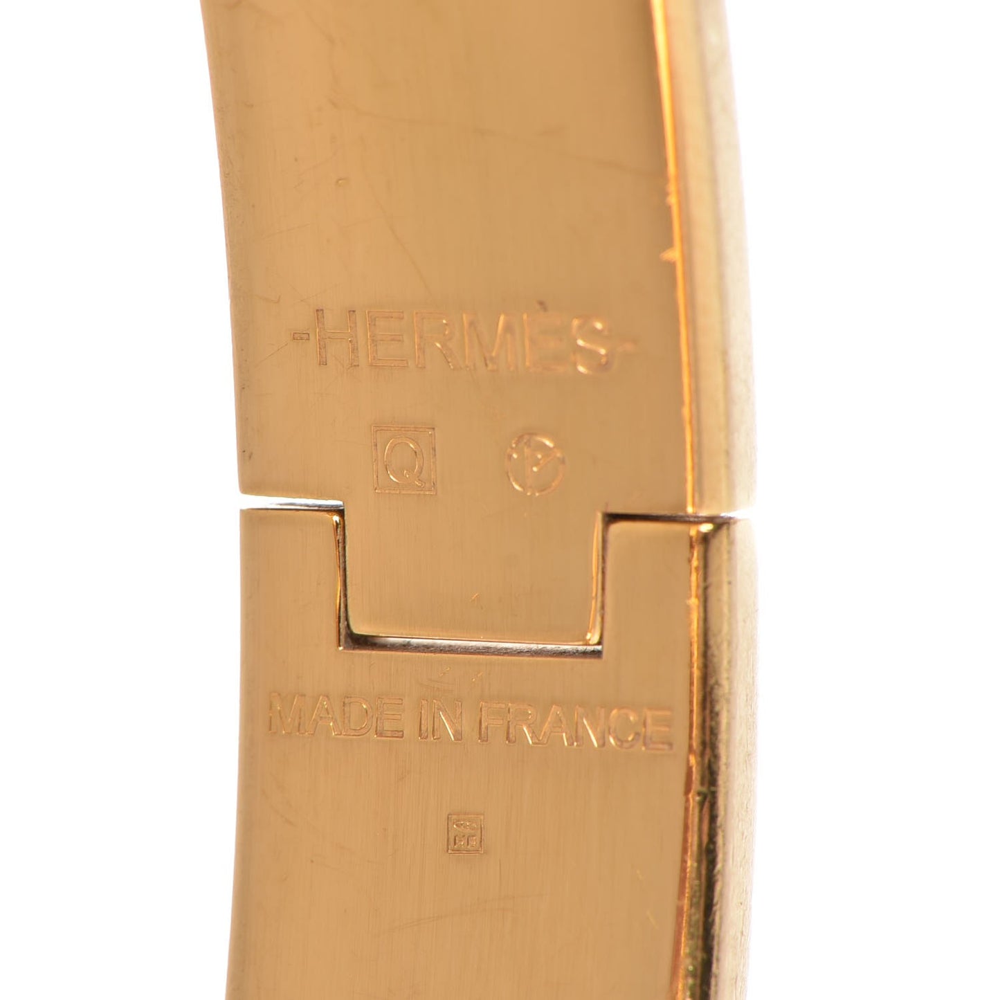 Enamel Narrow Clic Clac H Bracelet PM Rose Dragee