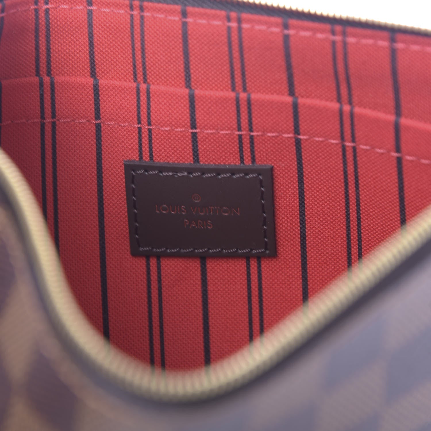Louis Vuitton Damier Ebene Neverfull MM GM Pochette 6 of 7
