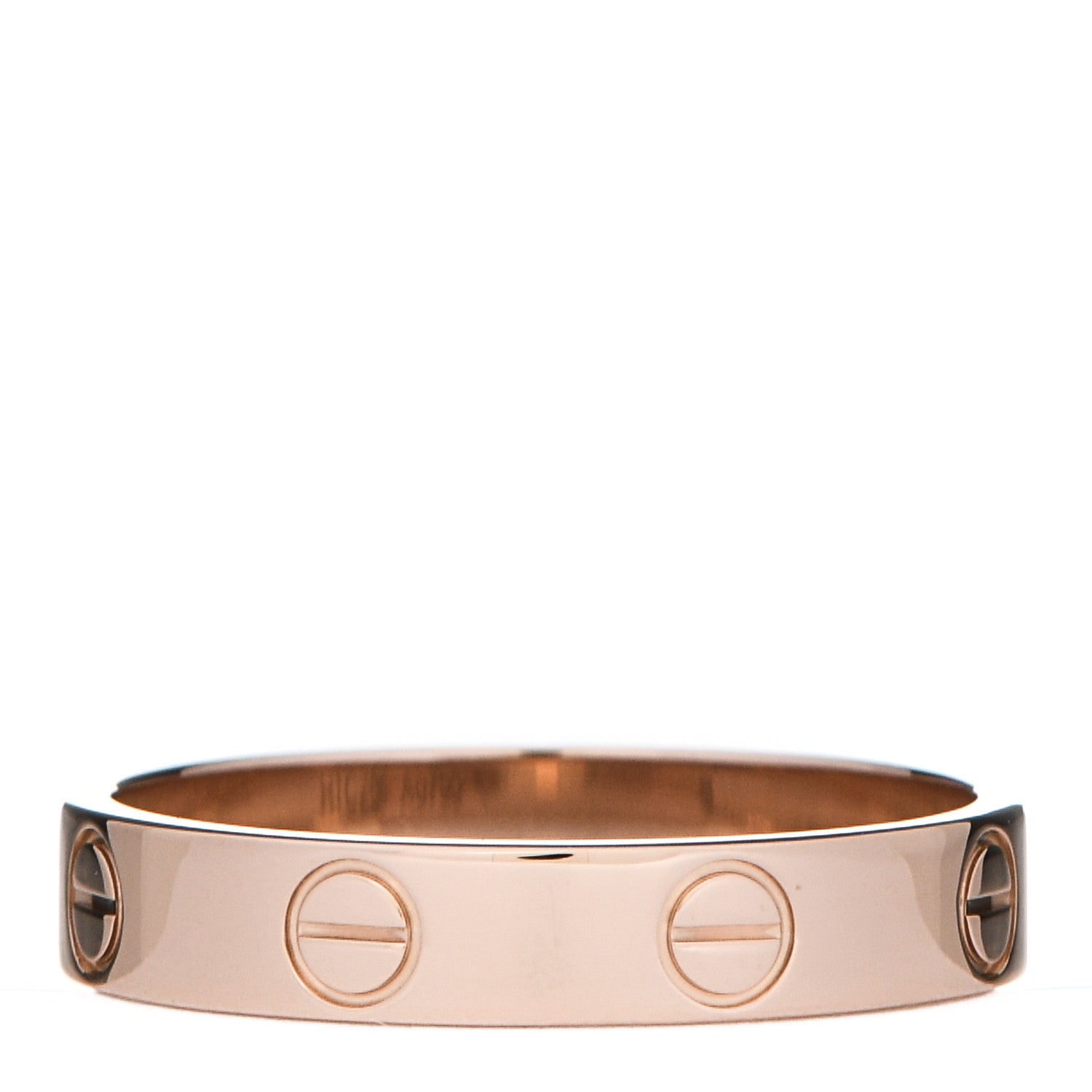Cartier 18K Pink Gold 3.5mm LOVE Wedding Band Ring 53 6.25 3 of 4