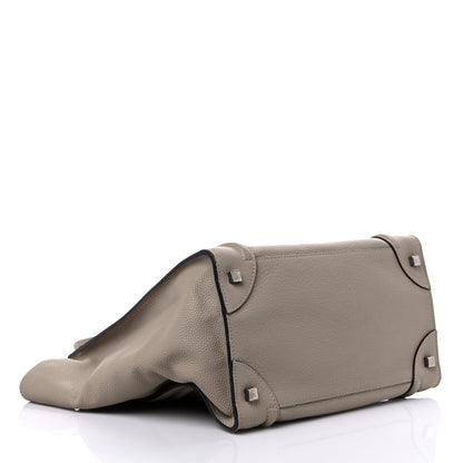 Celine Drummed Calfskin Mini Luggage Souris 3 of 7