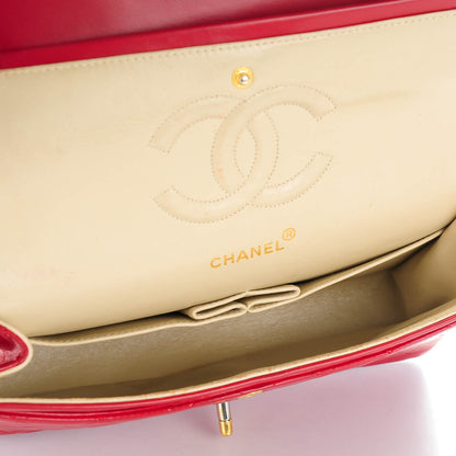 Chanel Lambskin Quilted Medium Double Flap Red 5 of 11