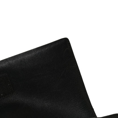 Prada Calfskin Fabric Messenger Bag Black 15 of 16