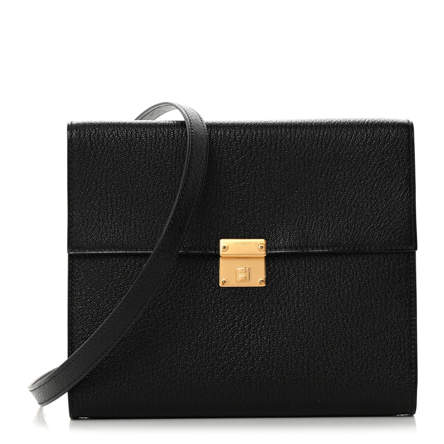 Hermes Chevre Mysore Clic 16 Wallet Black 1 of 11