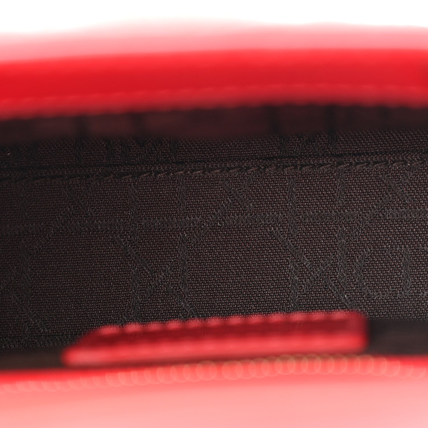 Christian Dior Patent Cannage Mini Lady Dior Red 5 of 12