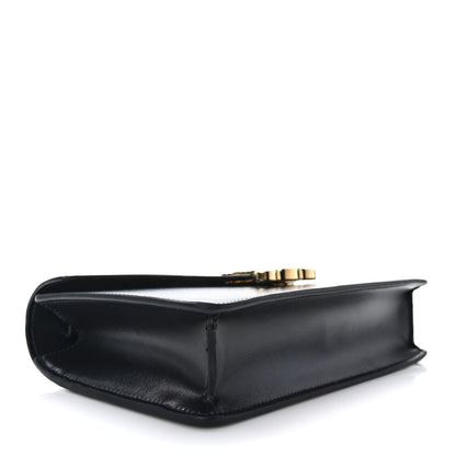 Celine Shiny Calfskin Triomphe Margo Wallet on Chain Black 4 of 11