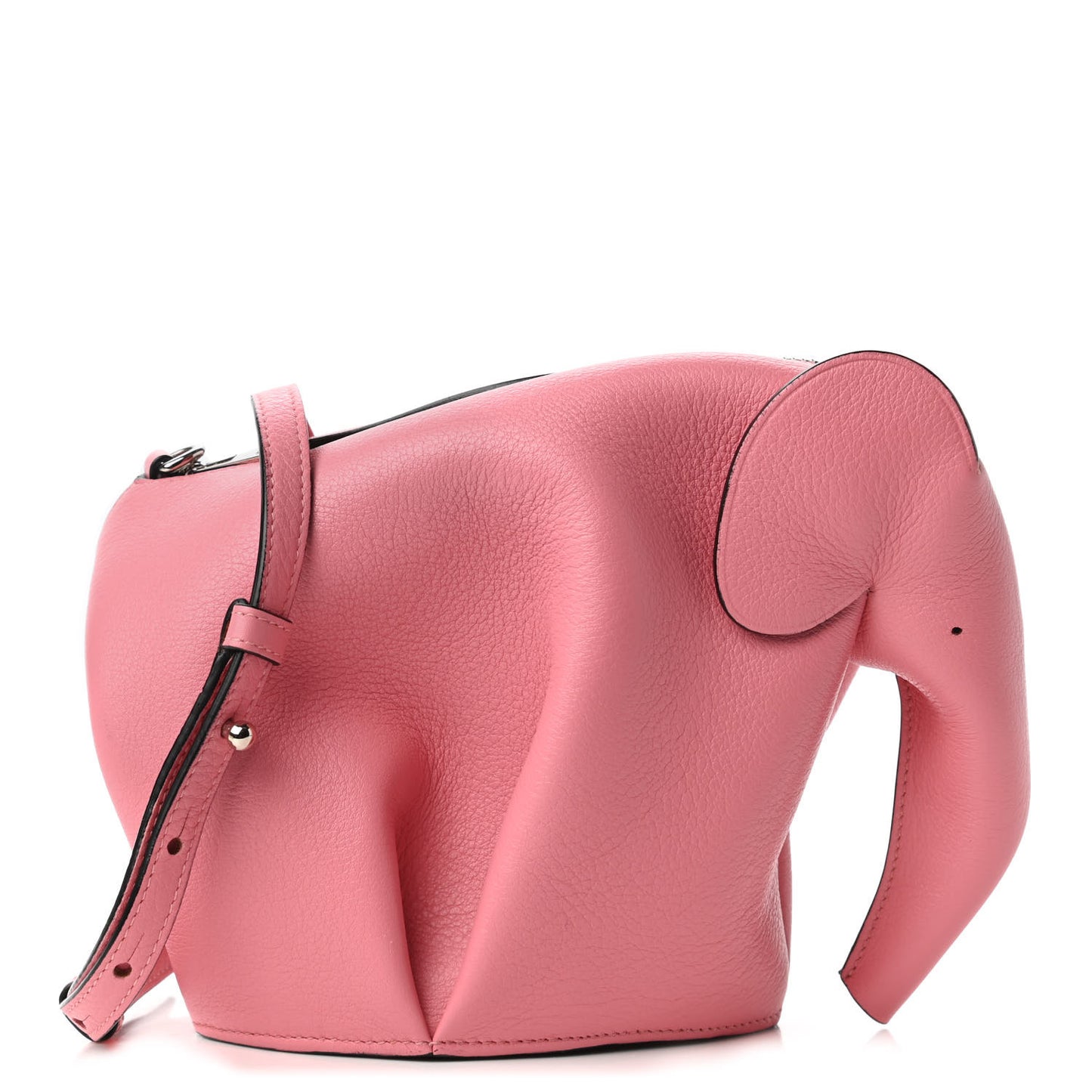 Calfskin Mini Elephant Crossbody Bag Candy