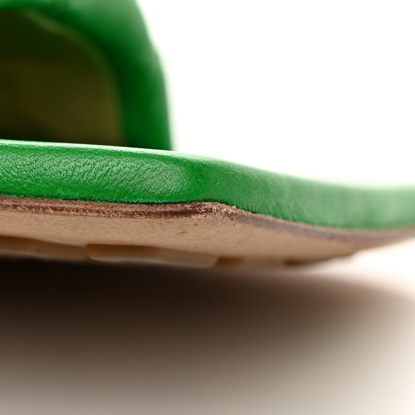 Nappa Matelasse Padded Mule Sandals 41 Parakeet