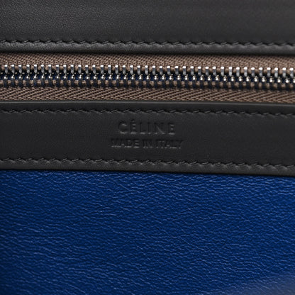 Celine Smooth Calfskin Small Tassel Cabas Phantom Gray Blue 6 of 9