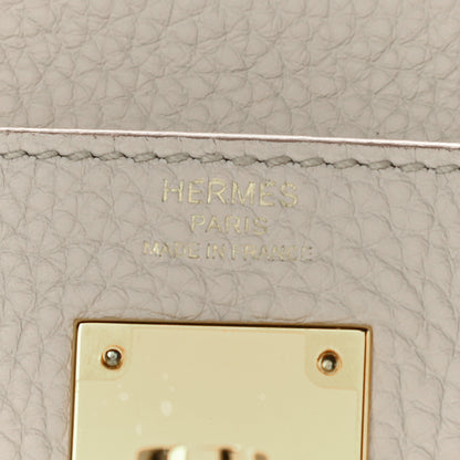 Hermes Taurillon Clemence Kelly Retourne 28 Beton 6 of 10