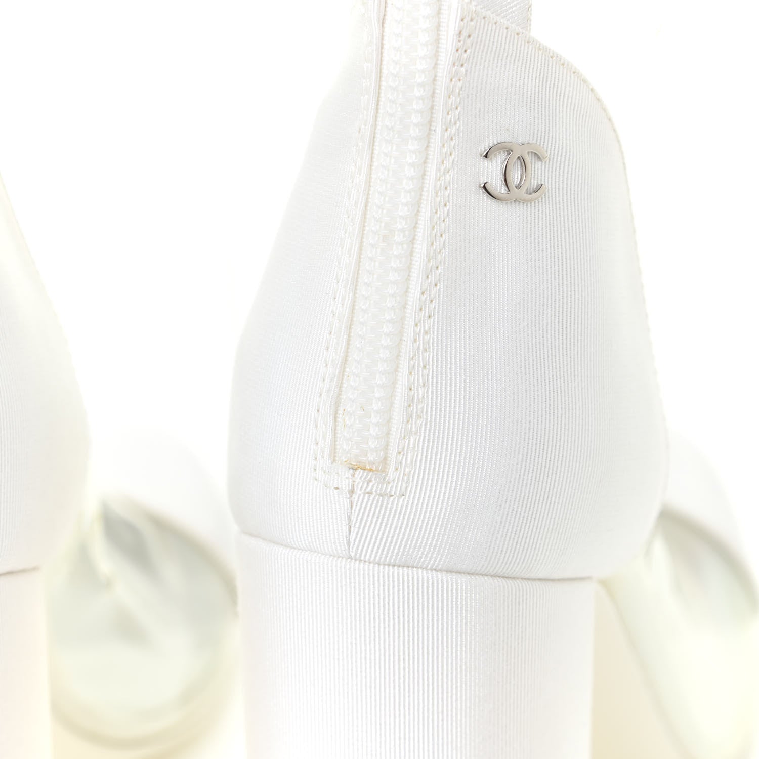 Chanel PVC Grosgrain High Boots 36 Transparent White 14 of 14