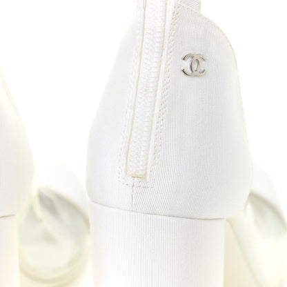 Chanel PVC Grosgrain High Boots 36 Transparent White 14 of 14