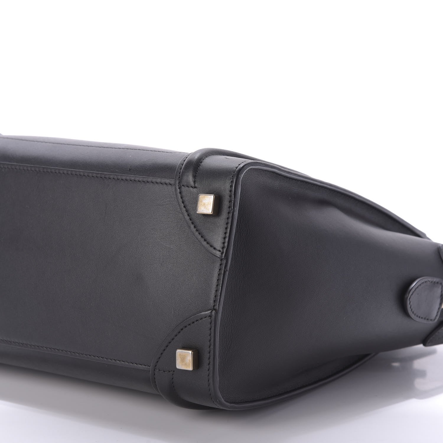 Celine Smooth Calfskin Micro Luggage Black 7 of 8