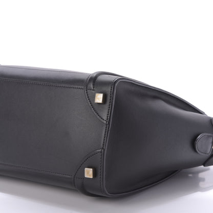 Celine Smooth Calfskin Micro Luggage Black 7 of 8