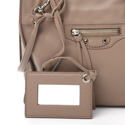 Balenciaga Calfskin Papier Mini A4 Zip Around Tote Beige Sable 11 of 12