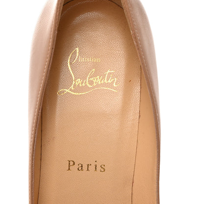 Christian Louboutin Shiny Nappa Apostrophy 85 Pumps 37 Nude 6 of 9
