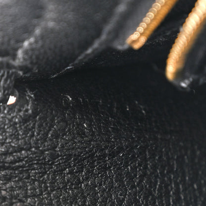 Hermes Chevre Mysore Horseshoe Kelly Sellier 25 Black 7 of 11