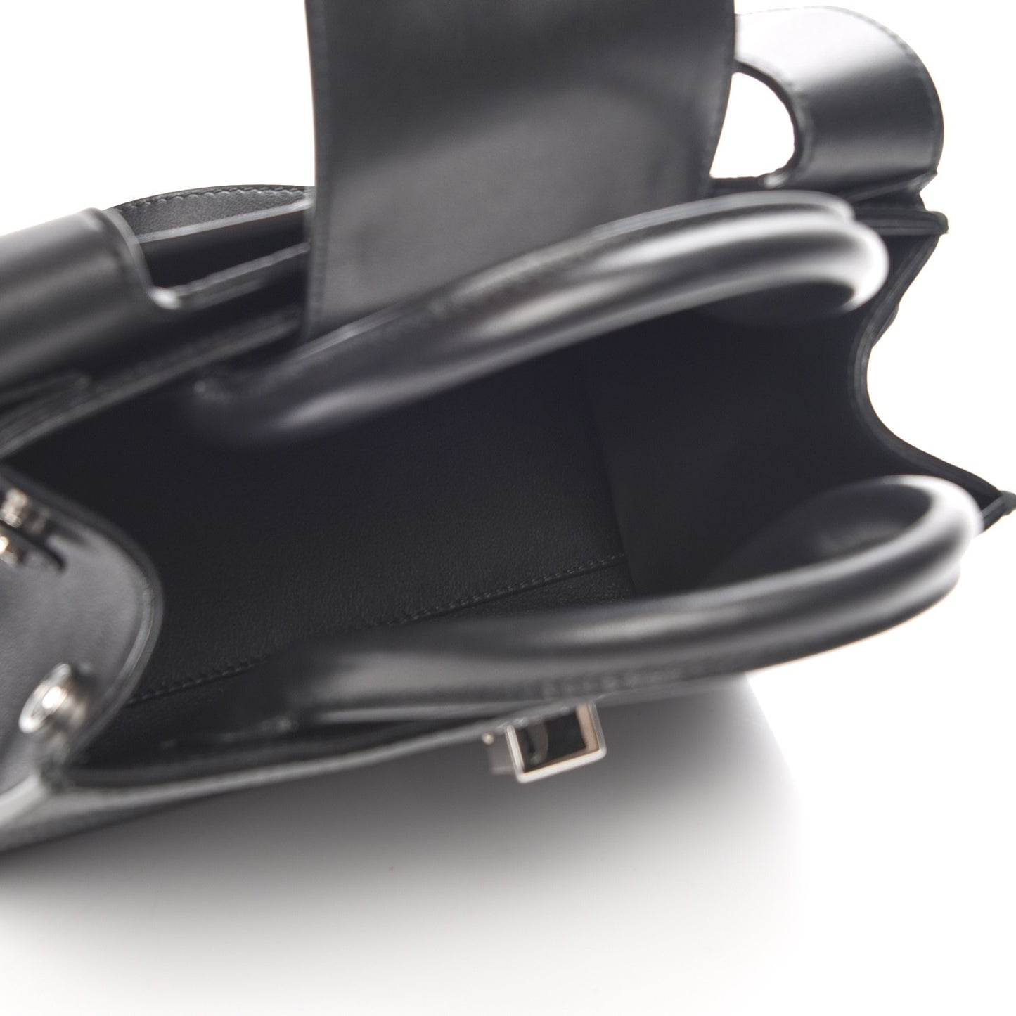 Grained Calfskin Mini Diorever Flap Black