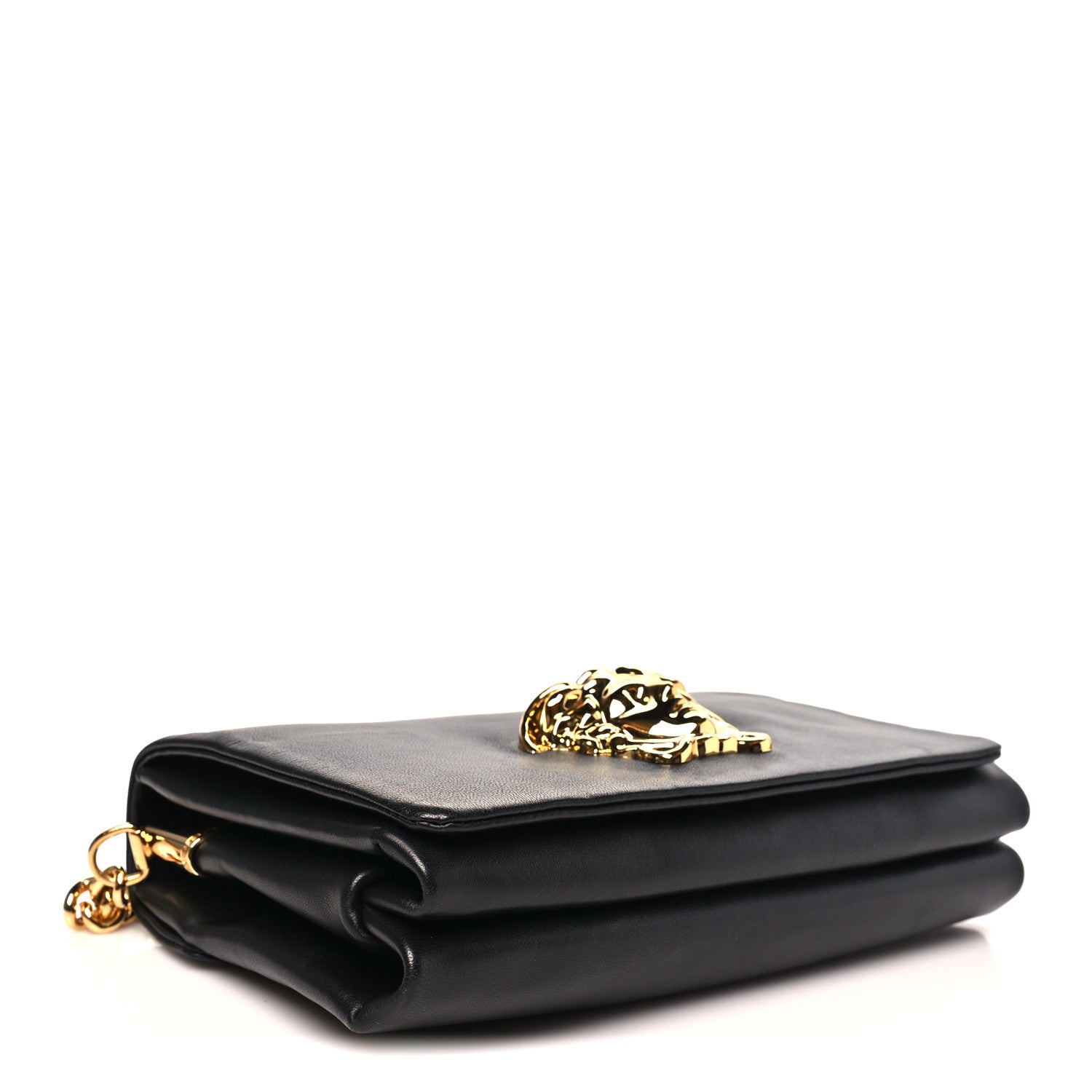 Versace Nappa Palazzo Sultan Shoulder Bag Black 4 of 9