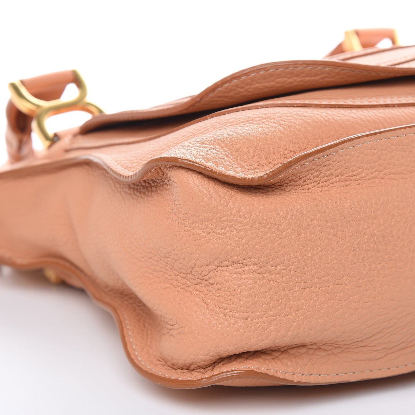 Calfskin Medium Marcie Satchel Coral Sands