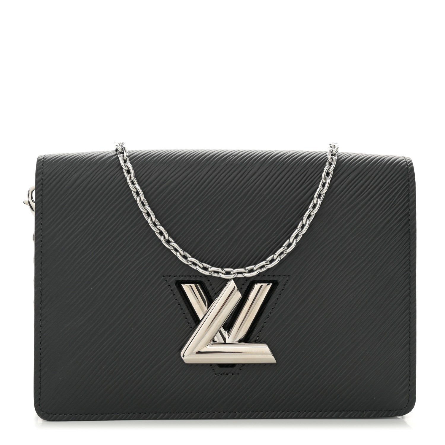 Louis Vuitton Epi Twist Belt Chain Wallet Black 1 of 10