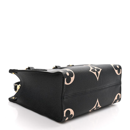 Louis Vuitton Empreinte Monogram Giant Onthego PM Black Beige 4 of 10