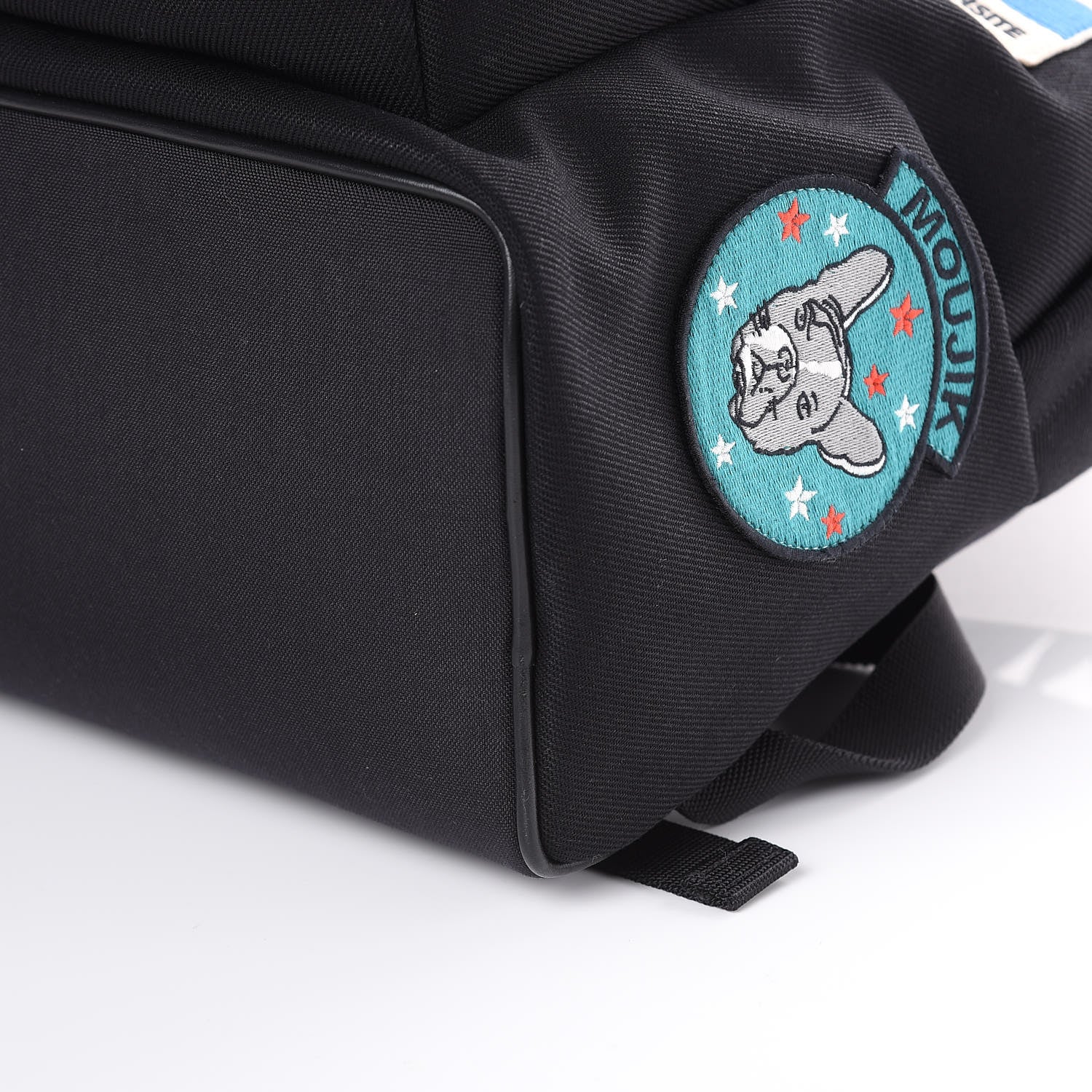 Saint Laurent Twill Patches City Backpack Black 8 of 8