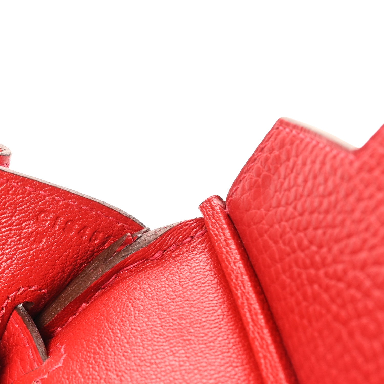 Hermes Togo BIRKIN 35 Rouge Casaque 6 of 10