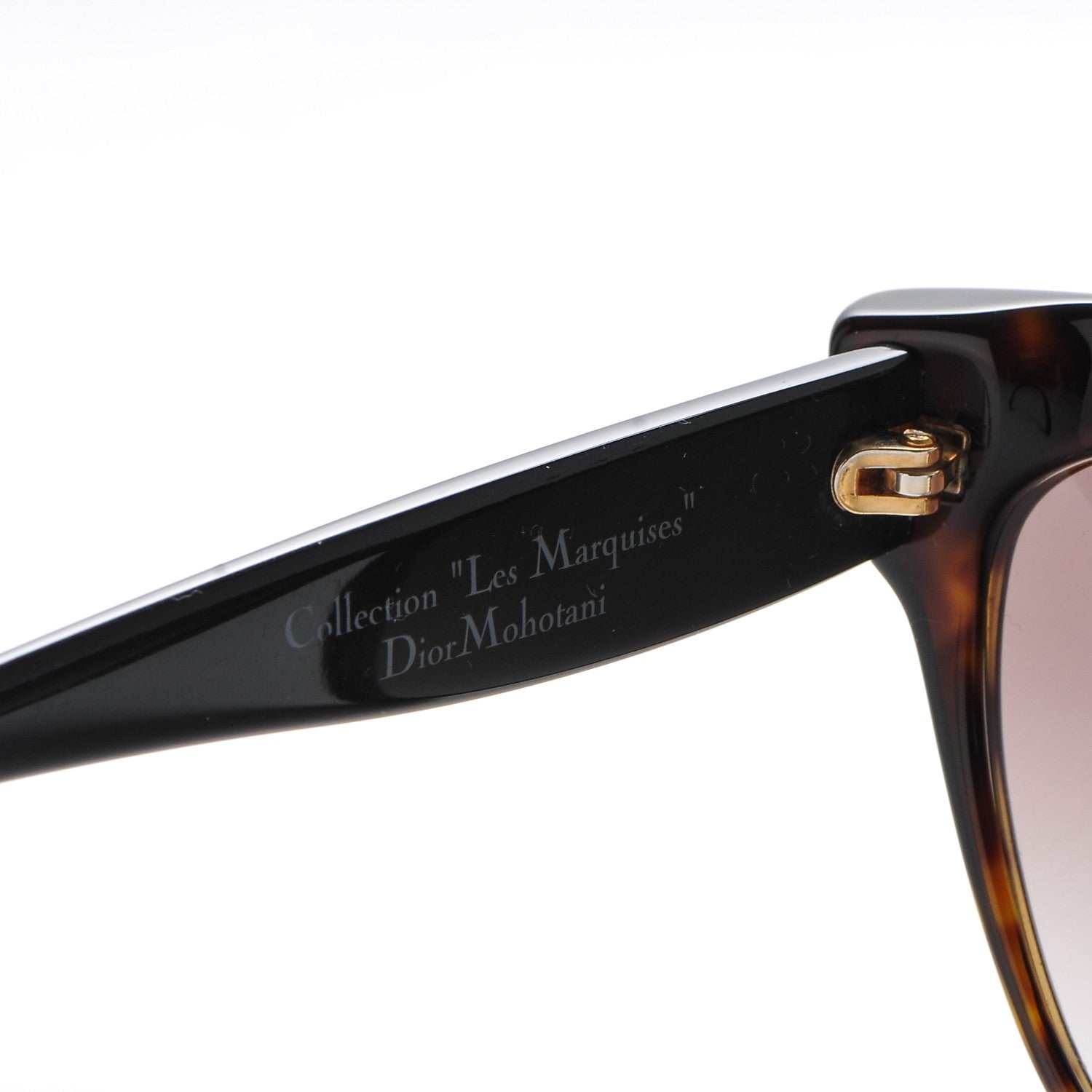 Christian Dior Acrylic Les Marquises Mohotani Sunglasses Havana 6 of 8