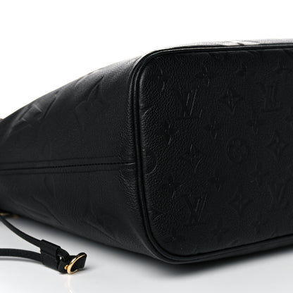 Louis Vuitton Empreinte Monogram Giant Neverfull MM Black 10 of 13
